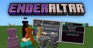 Ender Altar Addon (1.20) – MCPE/Bedrock Waystone Mod