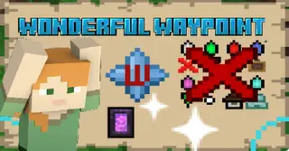 Wonderful Waypoint Addon (1.20) – MCPE/Bedrock Mod