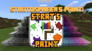 Strat's Paint Addon (1.20, 1.19) – MCPE/Bedrock Mod