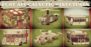 Post Apocalyptic Structures Addon (1.20, 1.19) – MCPE/Bedrock Mod