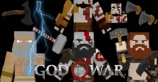 God of War Weapons and Mythic Gods Addon (1.20, 1.19) – MCPE/Bedrock Mod