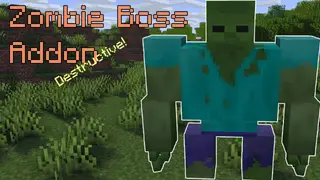 Zombie Boss Addon (1.19, 1.18) – MCPE/Bedrock Mod