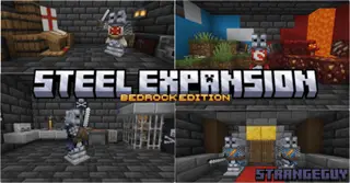 Steel Expansion Addon (1.20, 1.19) – MCPE/Bedrock Mod