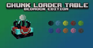 Chunk Loader Table Addon (1.20, 1.19) – MCPE/Bedrock Mod