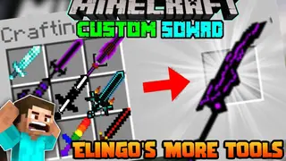 Elingo's More Tools Addon (1.20, 1.19) – MCPE/Bedrock Mod