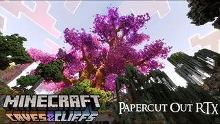 Paper Cut-Out RTX Resource Pack (26.x, 1.21) – MCPE/Bedrock