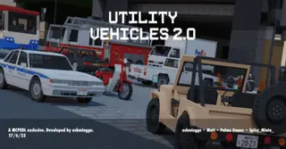 Utility Vehicles Addon (1.20, 1.19) – MCPE/Bedrock Mod