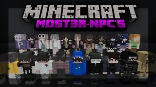 Most3r-NPCs Addon (1.20, 1.19) – MCPE/Bedrock Mod