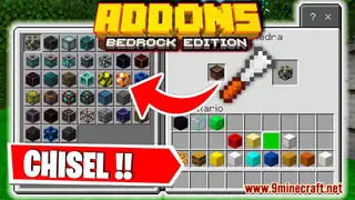 Chisel Addon (1.19) – Bedrock Edition Mod