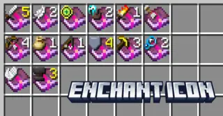Enchant Icon Texture Pack (26.x, 1.21) – MCPE/Bedrock