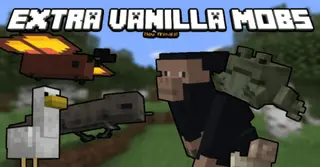 Extra Vanilla Mobs Addon (1.19) – MCPE/Bedrock Mod