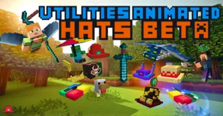 Utilities Animated Hats Addon (1.19) – MCPE/Bedrock Mod