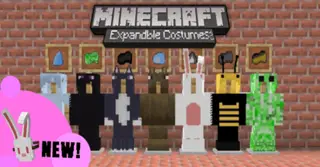 Expandable Costumes Addon (1.20, 1.19) – MCPE/Bedrock Mod