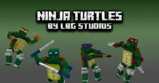 Ninja Turtles Addon (1.20, 1.19) – MCPE/Bedrock Mod