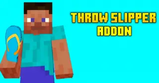 Throw Slipper Addon (1.19) – MCPE/Bedrock Mod