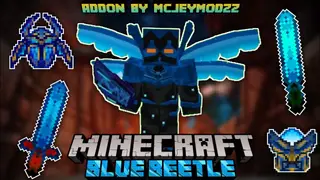 Blue Beetle Addon (1.20, 1.19) – MCPE/Bedrock Mod