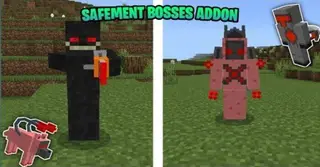 Safement Bosses Addon (1.20) – MCPE/Bedrock Mod