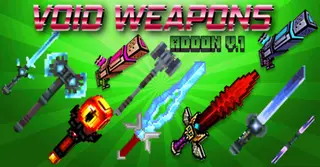 Void Galaxy Weapons Addon (1.20, 1.19) – MCPE/Bedrock Mod