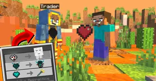 Minecraft But You Can Trade Mob Hearts Addon (1.20, 1.19) – MCPE/Bedrock