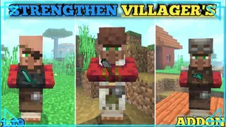 Strengthened Villagers Addon (1.19) – MCPE/Bedrock Mod