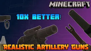 ArtilleryCraft Addon (1.20, 1.19) – Realistic Artillery Guns Mod