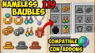 Nameless Baubles Addon (1.20, 1.19) – MCPE/Bedrock Mod