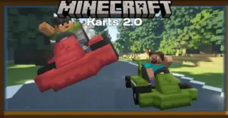 Minecraft Karts Addon (1.19) – MCPE/Bedrock Mod