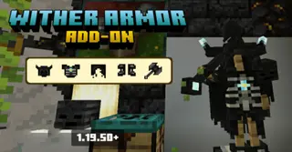 Wither Armor Addon (1.19) – MCPE/Bedrock Mod