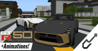 Italdesign Nissan GTR-50 Addon (1.19) – MCPE/Bedrock Mod