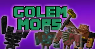 Golem Mobs Addon (1.19) – MCPE/Bedrock Mod