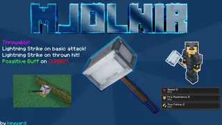 Mjolnir Addon (1.19) – MCPE/Bedrock Mod