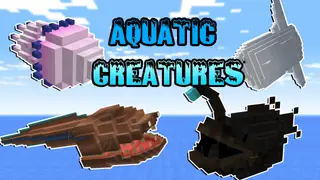 Aquatic Creatures Addon (1.19) – MCPE/Bedrock Mod