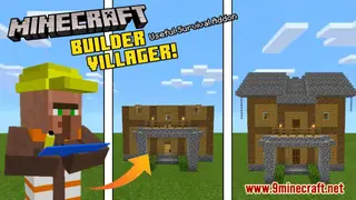 Builder Villager Addon (1.19, 1.18) for Minecraft PE/Bedrock