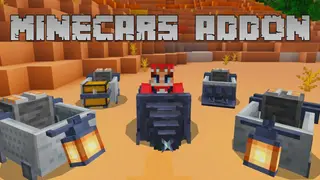 MineCars Addon (1.20, 1.19) – MCPE/Bedrock Cars Mod