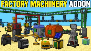 Factory Machinery Addon (1.20, 1.19) – MCPE/Bedrock Mod