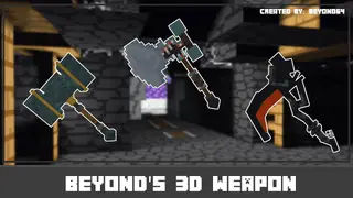 Beyond's 3D Weapon Addon (1.20) – MCPE/Bedrock Mod