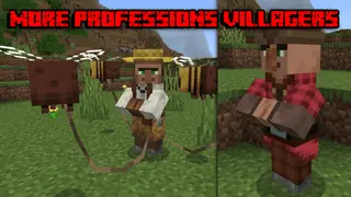 More Professions Villagers Addon (1.20, 1.19) – MCPE/Bedrock Mod