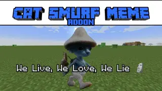 Cat Smurf Meme Addon (1.20, 1.19) – MCPE/Bedrock Mod