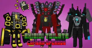 Skibidi Toilets & Titans Addon (1.20, 1.19) – MCPE/Bedrock Mod