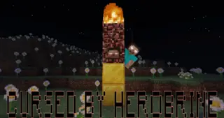 Cursed By Herobrine Addon (1.26+) – MCPE/Bedrock Mod