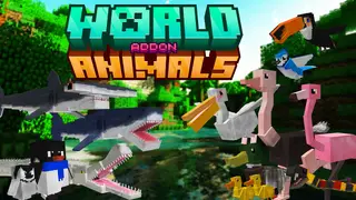 World Animals Addon (1.20, 1.19) – MCPE/Bedrock Mod