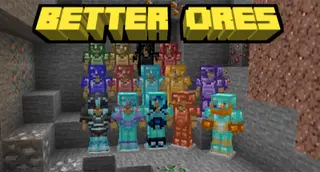 Better Ores Addon (1.20, 1.19) – MCPE/Bedrock Mod