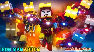 Iron Man Addon (1.20, 1.19) – MCPE/Bedrock Mod