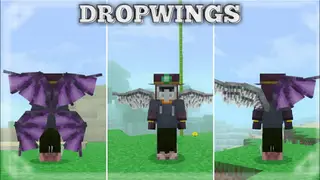 Drop Wings Addon (1.20) – MCPE/Bedrock Mod