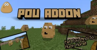 Pou Addon (1.20, 1.19) – MCPE/Bedrock Mod