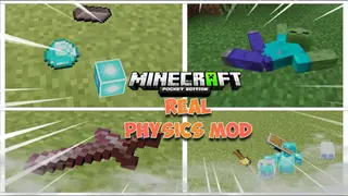 Item Physics Addon (1.19, 1.18) – MCPE/Bedrock Mod