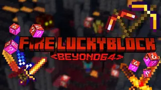 Fire Lucky Block Addon (1.20) – MCPE/Bedrock Mod