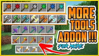 More Tools Addon (26.30+, 1.20) – MCPE/Bedrock Mod