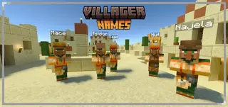 Villager Names Addon (1.20) – MCPE/Bedrock Mod