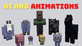AI and Animations Addon (1.20, 1.19) – MCPE/Bedrock Mod